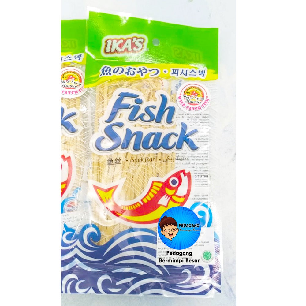 Ikas Fish Snack Hot &amp; Spicy 30gr | Snack Lidi Ikan | Snack Malaysia