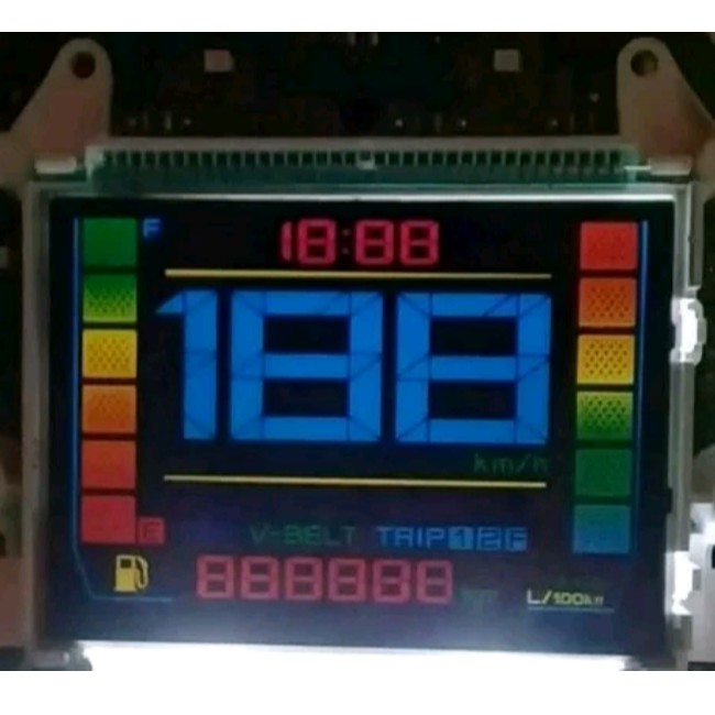 Stiker LCD speedometer New NMAX 2018/2019 isi 2 lembar