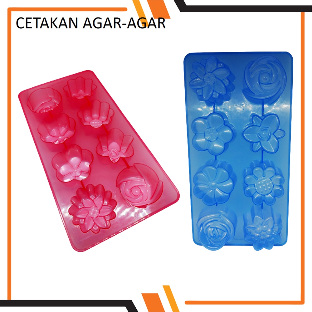 Cetakan Jelly Agar-agar Puding Es Batu model Bunga