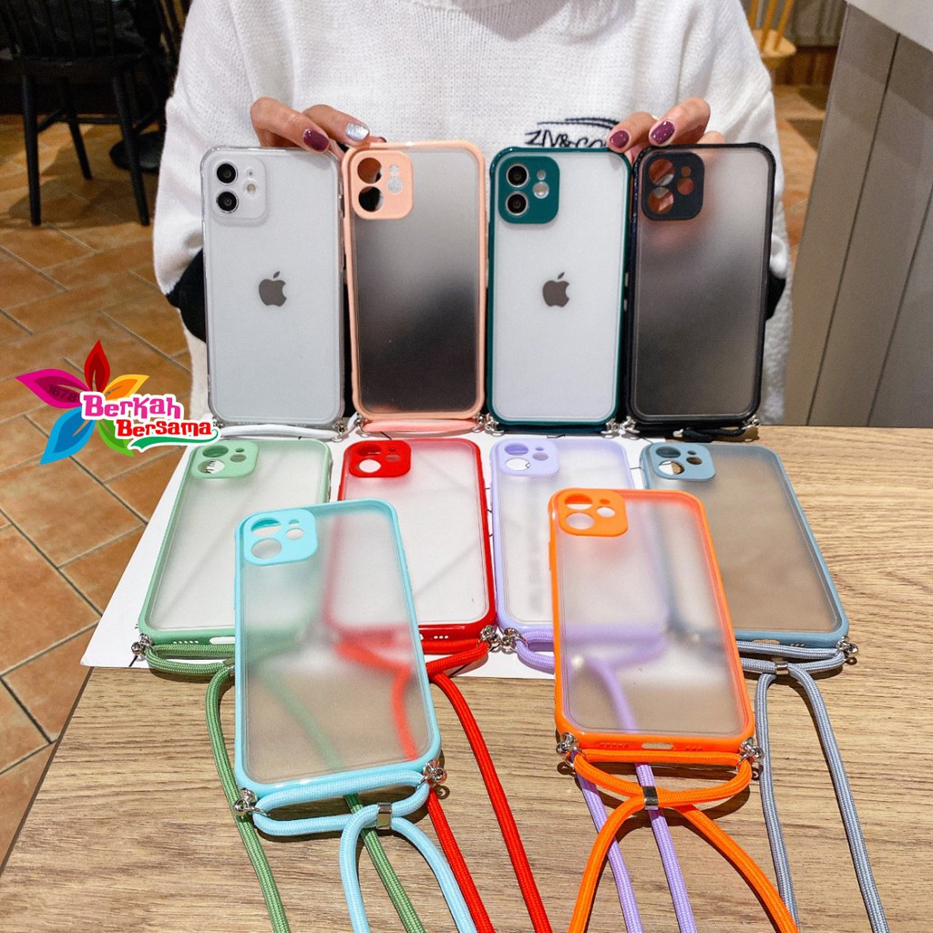 Softcase Slingcase Lanyard Choice Oppo A3s A1k A15 A31 A8 A74 BB4984