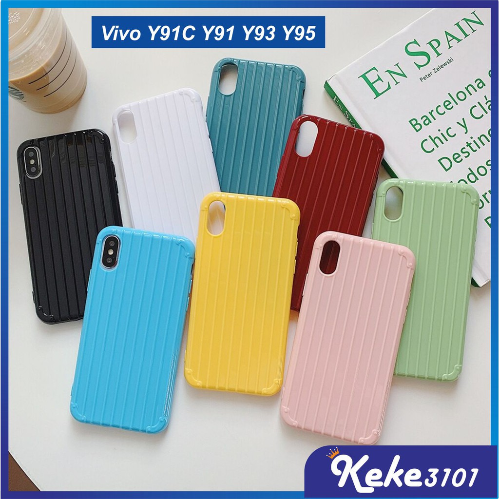 Case Vivo Y17 Y91C Y1S Y91 Y93 Y95 Y30 Y30i Y50 Y20 Y20S Y12S Y12 Y15 Y11 Softcase Luggage Koper