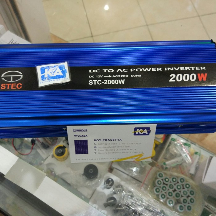power inverter STEC STC dc to ke ac 2000w 2000 w watt stc-2000w murah Termurah