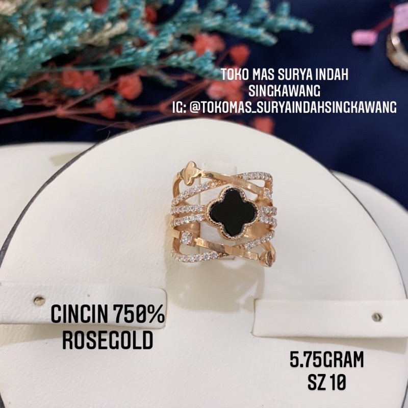 cincin vancleef rosegold