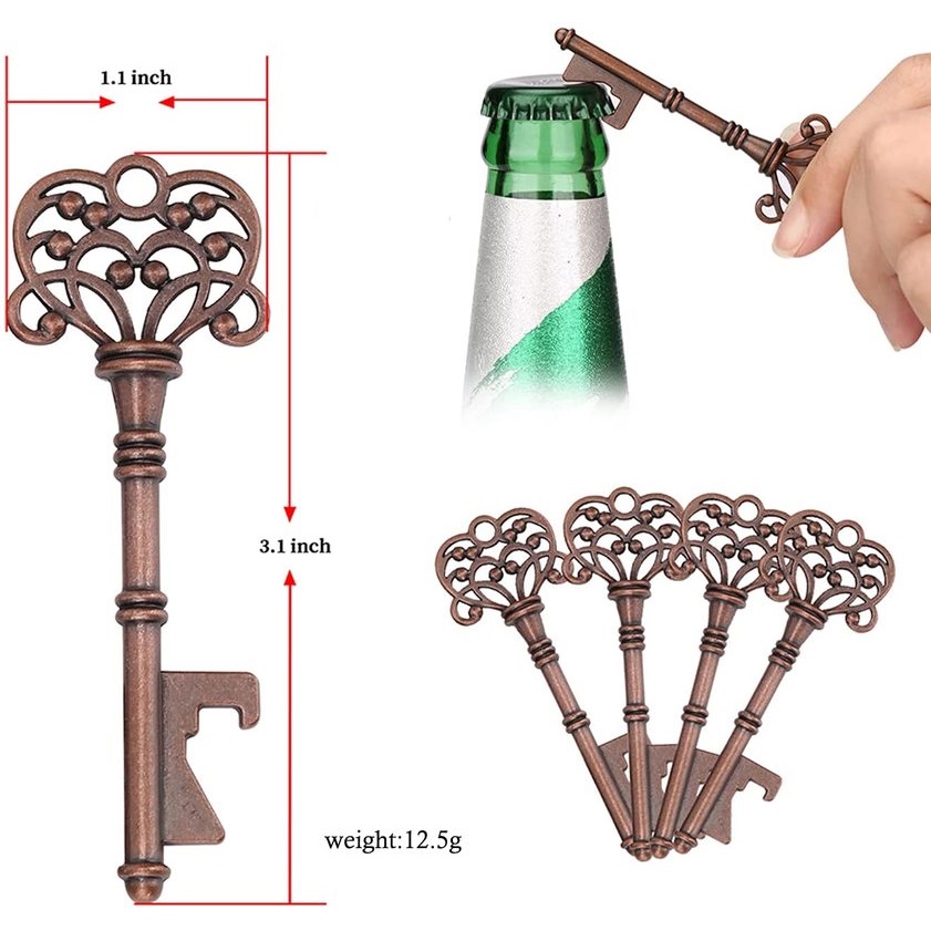 1PCS Portable Keychain Mini Pocket Aluminum Alloy Beverage Beer Bottle Opener for Wedding Party Favor Gifts