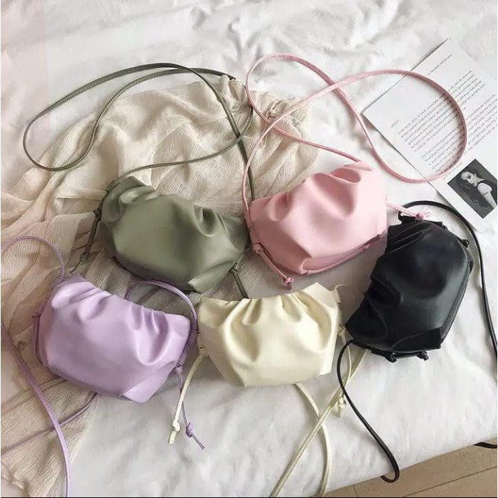 Tas Selempang Wanita OLIVIA Kerut / Slingbag Wanita - Fashion Wanita Terbaru 2020!!!