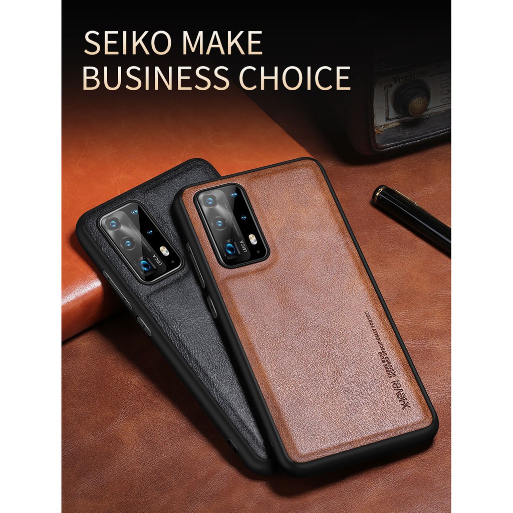 Original Leather Case Huawei P40 Pro - Casing Huawei P40 Pro Case Leater Cover