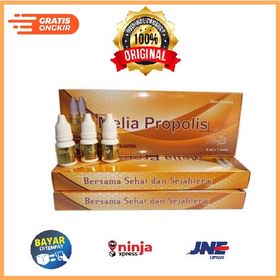 Propolis Melia - Melia Propolis Original Propolis Asli Murni 1 Box isi 7 Botol