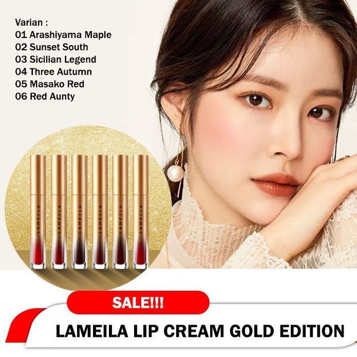 lameila Gold Silky Lipstik