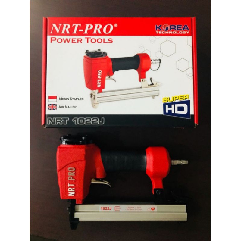 Mesin Paku Tembak steples Air Nailer NRT PRO Type 1022J Isi Tipe U