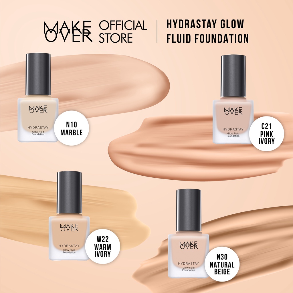 Make Over Hydrastay Glow Fluid Foundation