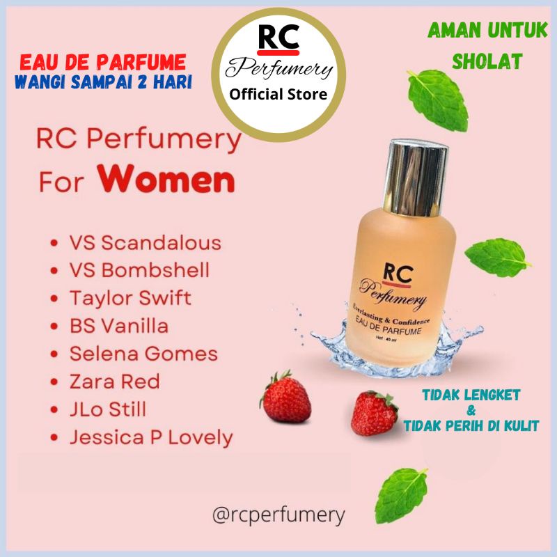Jual RC Parfumery Original For Women Parfum Rc Tahan 2 Hari Eau De
