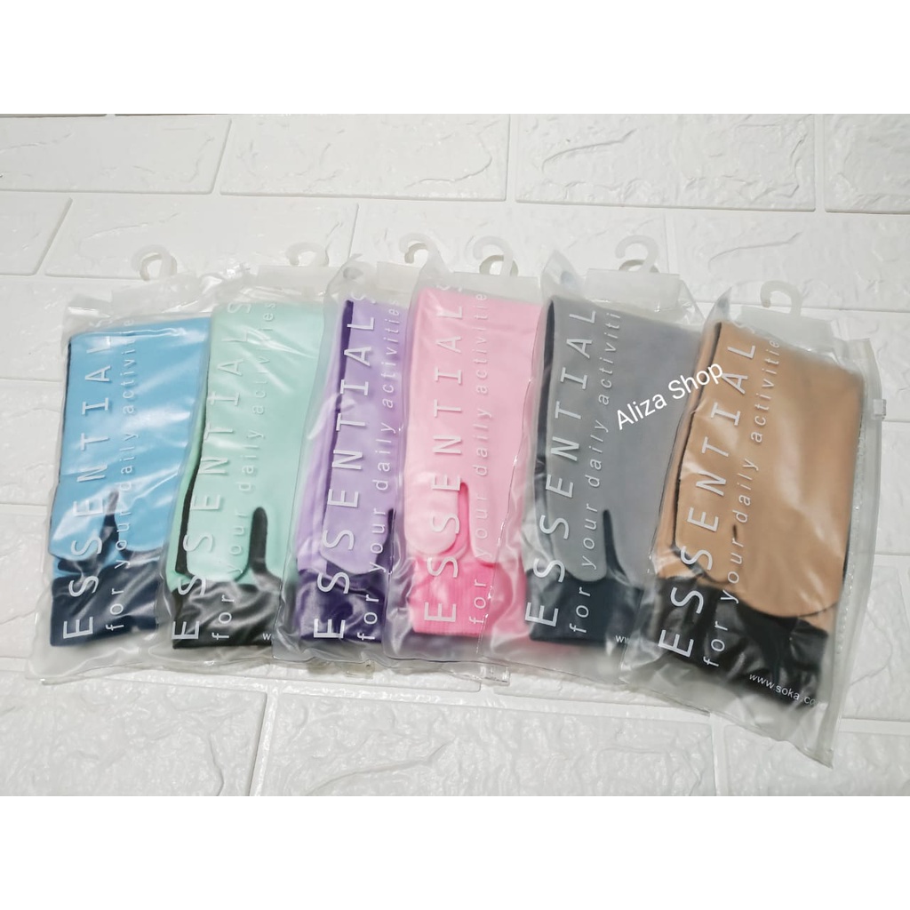 Soka Premium Essentials Combination Kaos Kaki Jempol Warna Kombinasi