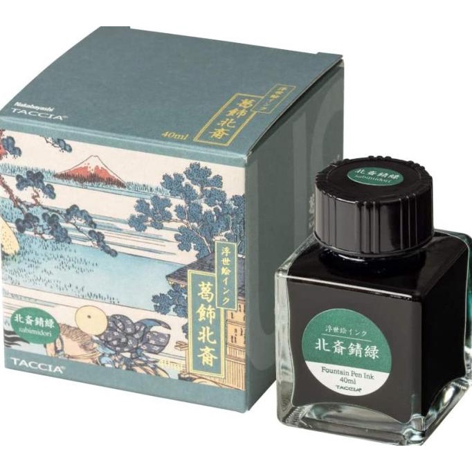 

Ink | Taccia Tfpi-Wd42-3 Fountain Pen Ink, Katsushika Hokusai, Sabimidori