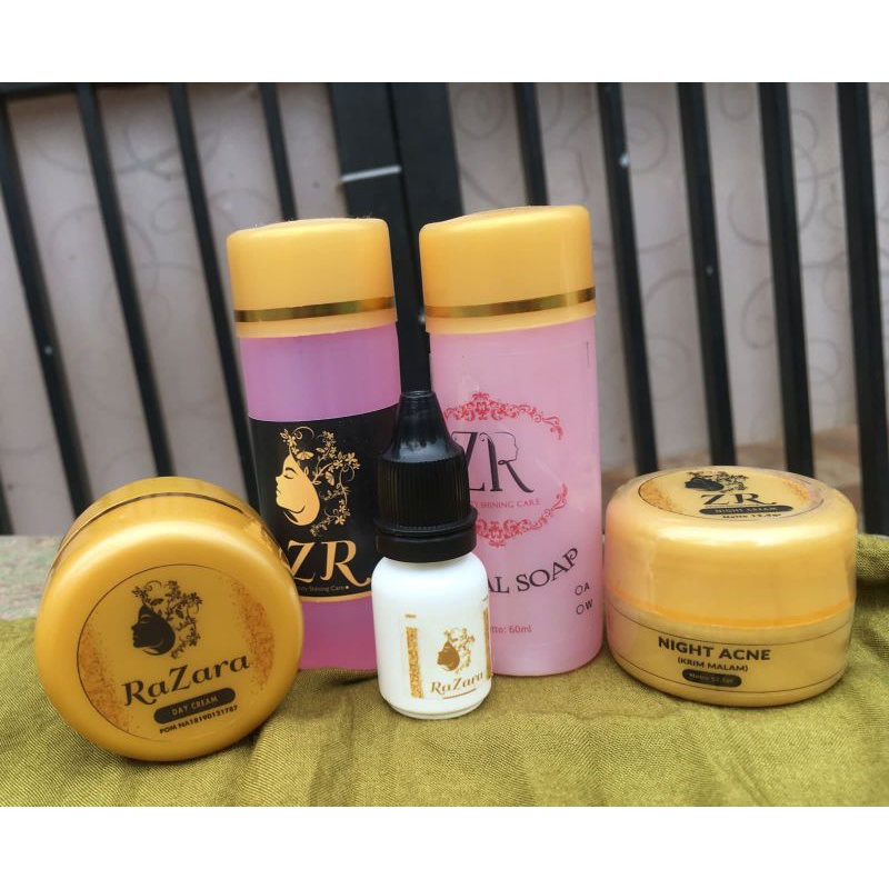 PAKET ACNE ISI 4 ZR/RAZARA SKINCARE