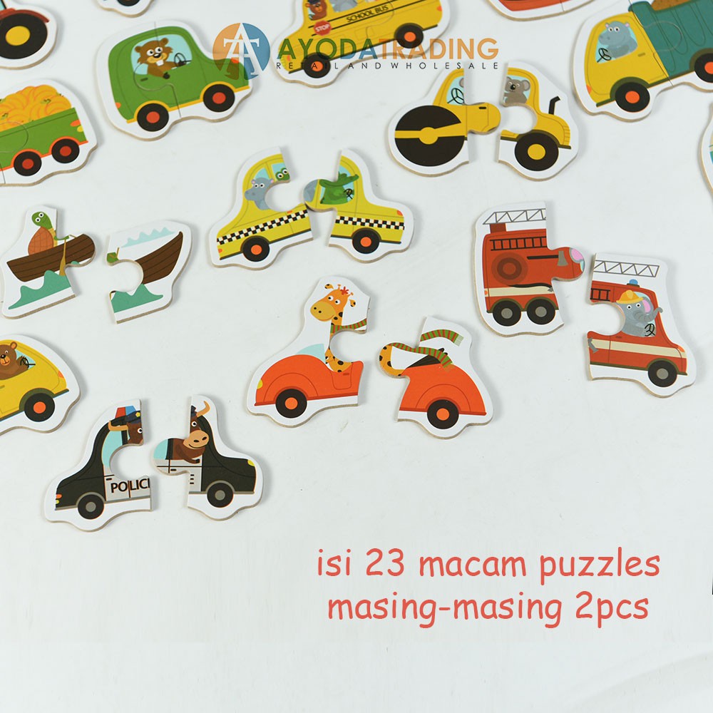 Mainan Edukasi My First Puzzle English Mandarin Hadiah Kado