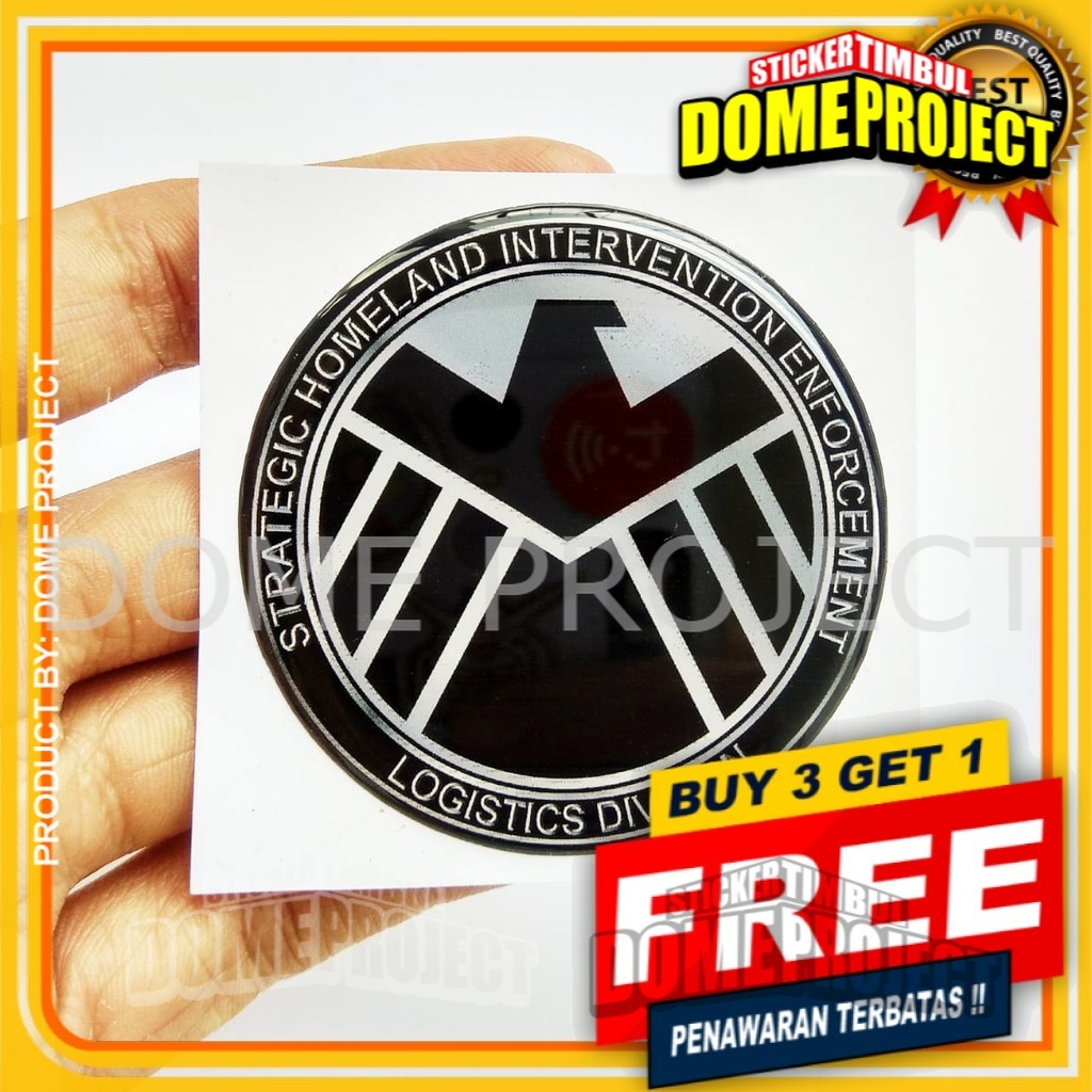 Sticker SHIELD AVENGER MARVEL Stiker Mobil Stiker Lentur