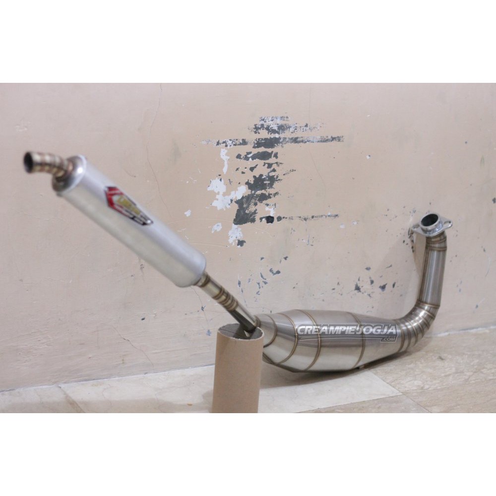 knalpot creampie ninja RR Type NS2 stenlis Bagus