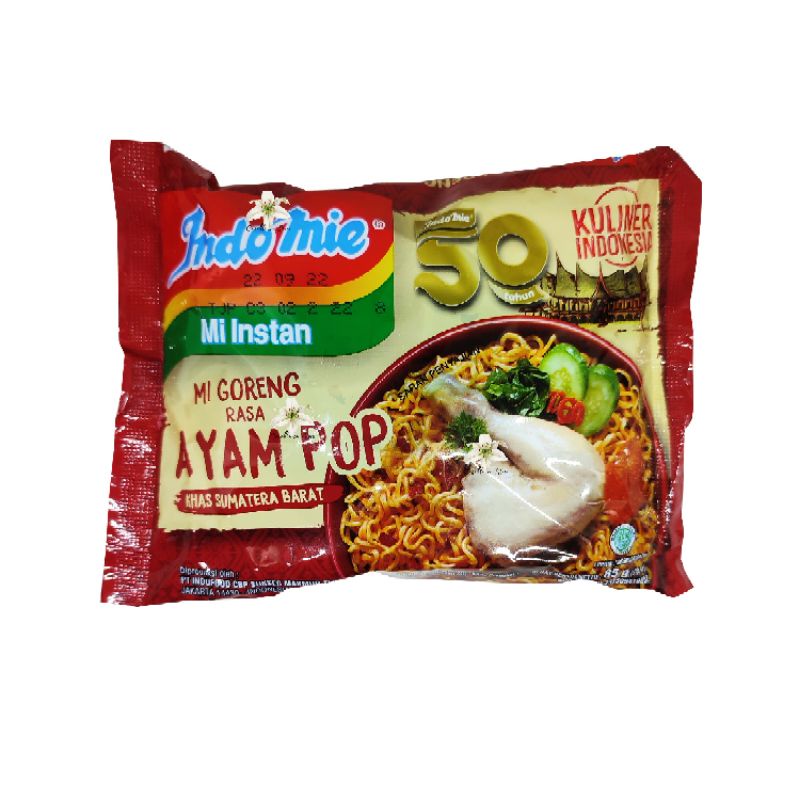 

Indomie Goreng Ayam Pop - Kuliner Khas Sumatera Barat [Piece 85gr]