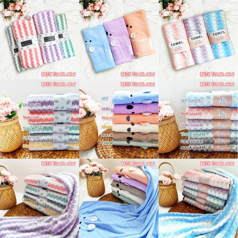 Handuk microfiber anak dewasa bath towel