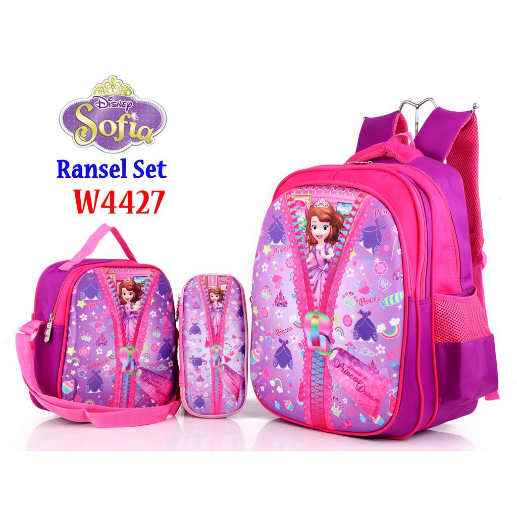 CK03 Bag Ransel Set W4427 / RANSEL ANAK TAS ANAK TAS IMPOR
