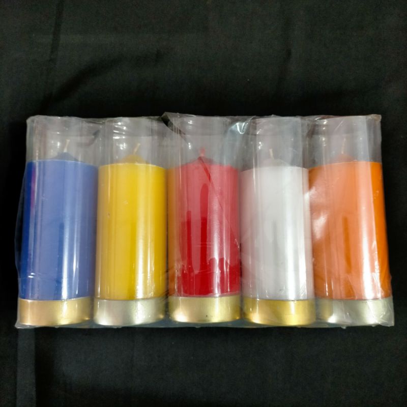 Lilin Pancawarna 1/2 kati isi 5 warna