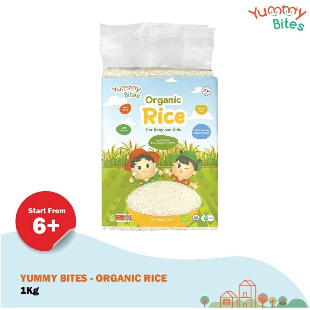 YUMMY BITES ORGANIC RICE 1KG