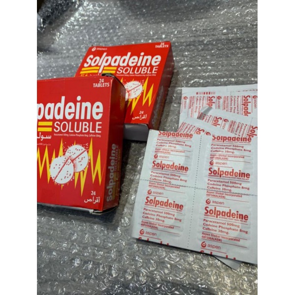 Solpadeine Soluble Original Saudi 1 Papan (4 Tablet)