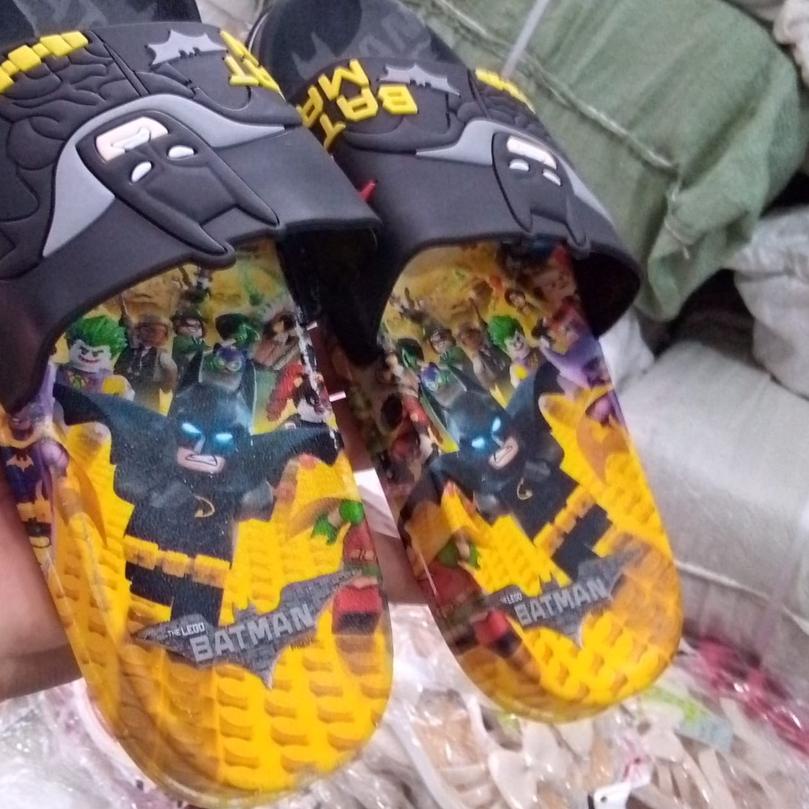 ☑ Sandal Selop anak karakter BATMAN S-6088-x1 size 24-35/ sandal anak laki-laki ○