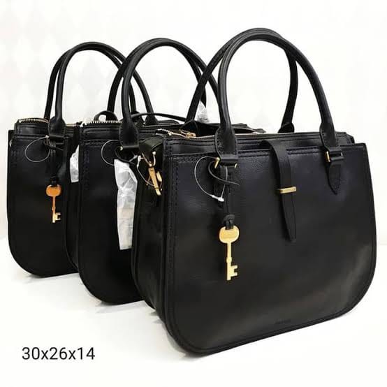 tas fossil ryder medium satchel black