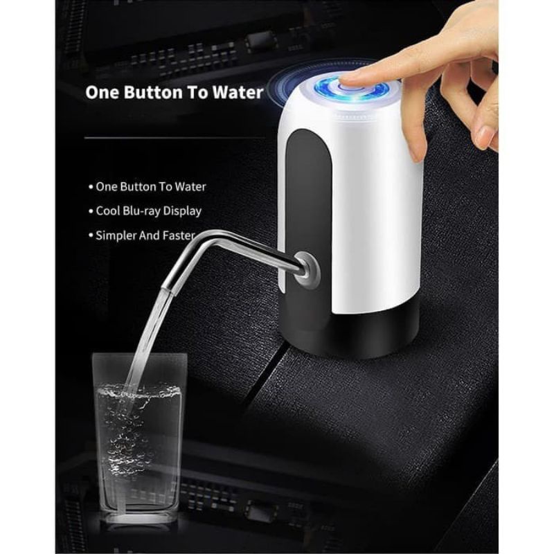 [COD] POMPA AIR MINUM DISPENSER MINI GALON ELEKTRIK CHARGER USB LED