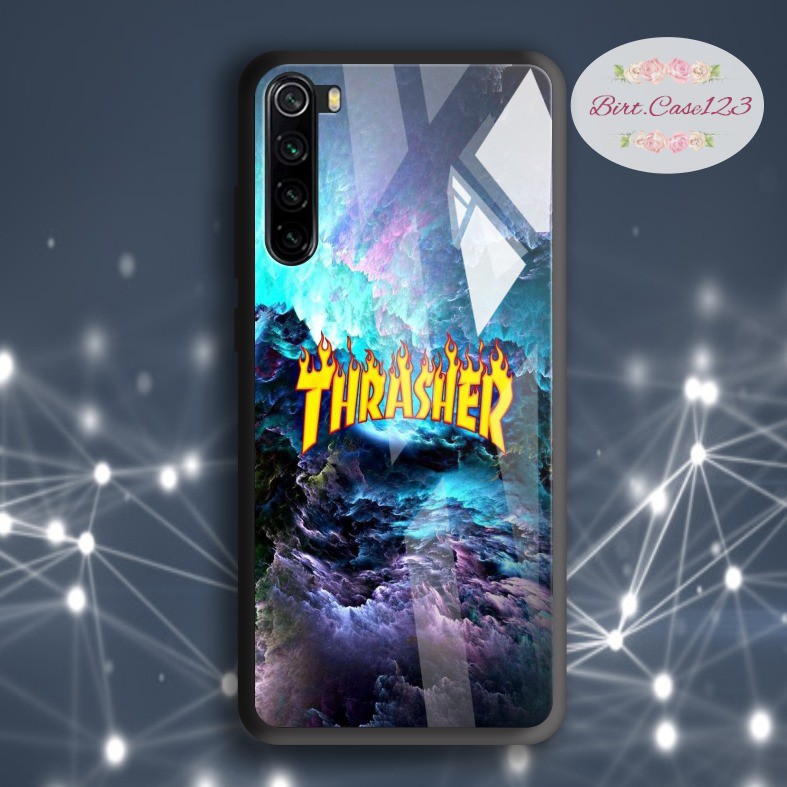 Case softcase silikon Gambar Thrasher back case glass oppo samsung vivo xiaomi realme iphone alltype