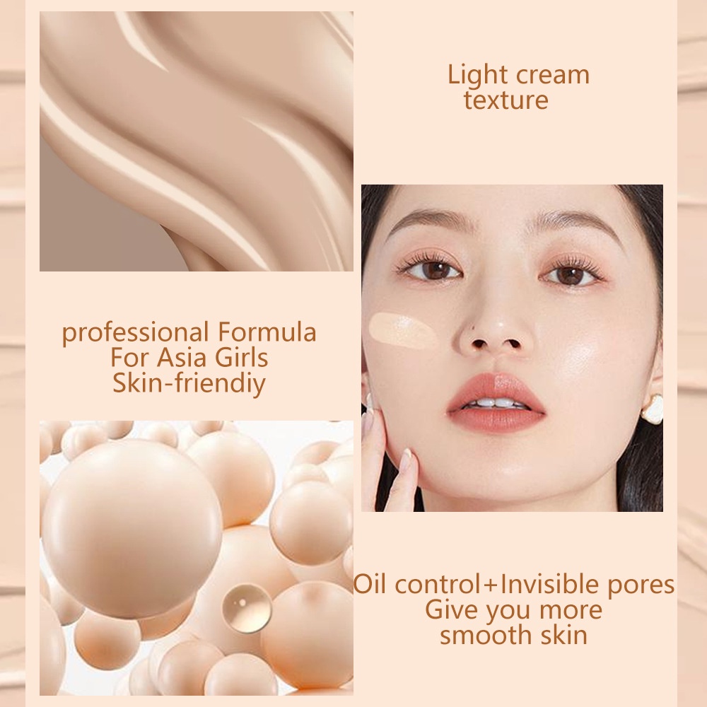 SANIYE Foundation / Matte Foundation - Oil Control, Invisible Pores and Long-Lasting Moisturizing 30ml S08