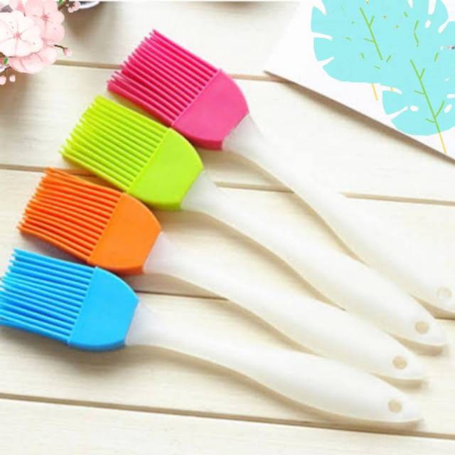 Kuas Silikon Roti Mentega Bumbu Food Brush Silicone / Kuas Masak Silikon