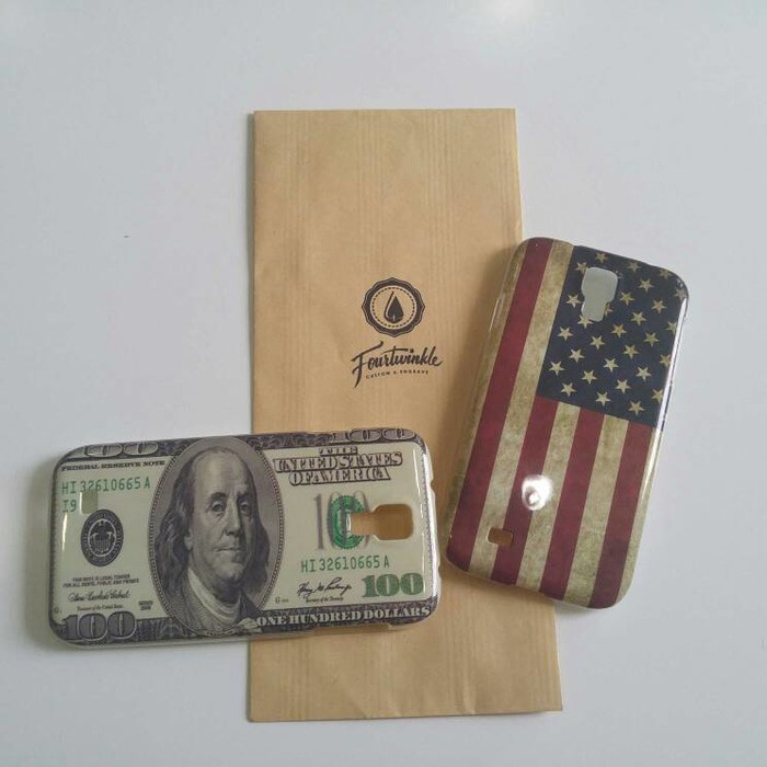 Case Samsung S4 fashion bendera amerika us dollar