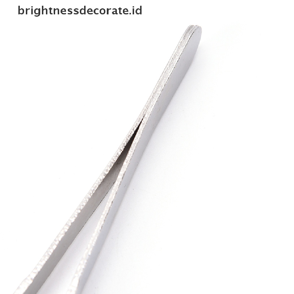 [birth] Silver Stainless Steel Long Food Tongs Straight Tweezers Kitchen Tool [ID]