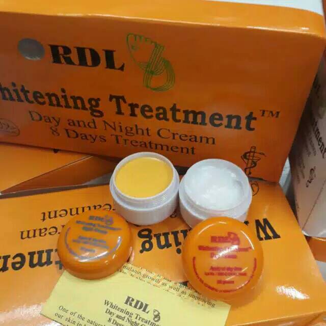 KRIM / CREAM RDL DAY & NIGHT / PEMUTIH WAJAH / RDL 8 DAYS WHITENING TREATMENTS ORIGINAL