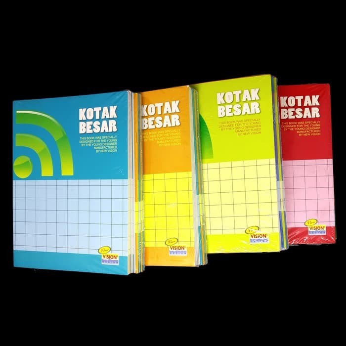 

JC - Buku Kotak Besar / Buku Tulis Mandarin Merek Vision ( 1 Buku isi 30 Lembar )