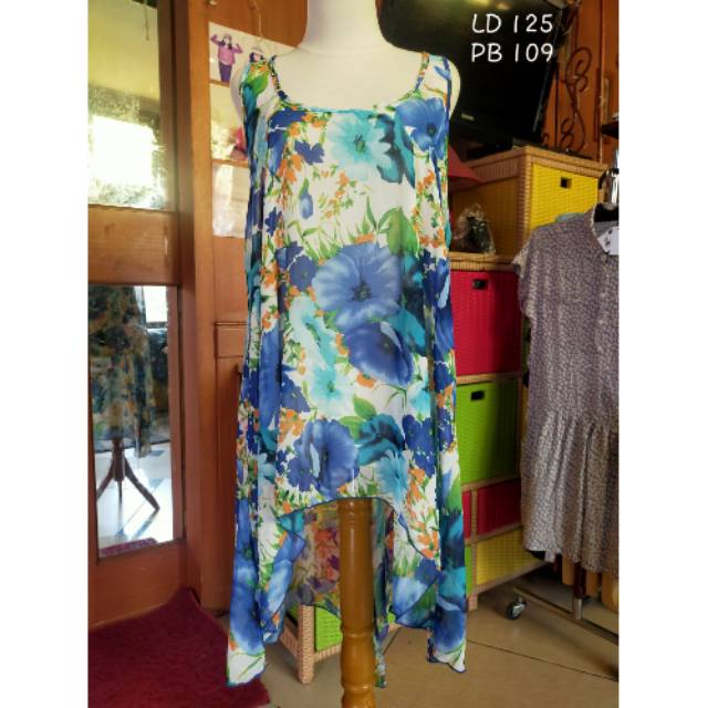 Outer butik premium import chiffon baju korea jepang bangkok bunga cerutti paris fashionable fashion