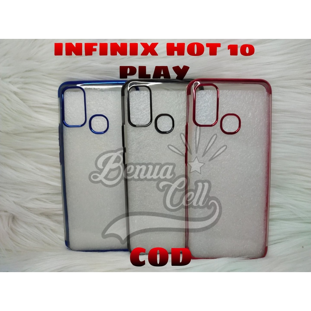 INFINIX HOT 10 PLAY, INFINIX NOTE 8 SOFTCASE SHINING CHROME PREMIUM INFINIT NOTE 8, HOT 10PLAY - BC