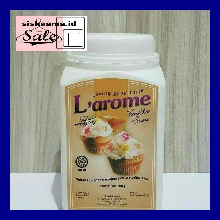 

A40D0Yh Larome Vanilla Susu, L'Arome Perisa Vanila 500Gram D50Tr40V