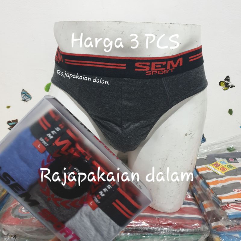 Celana dalam pria SEM 911 / Harga 3 PCS