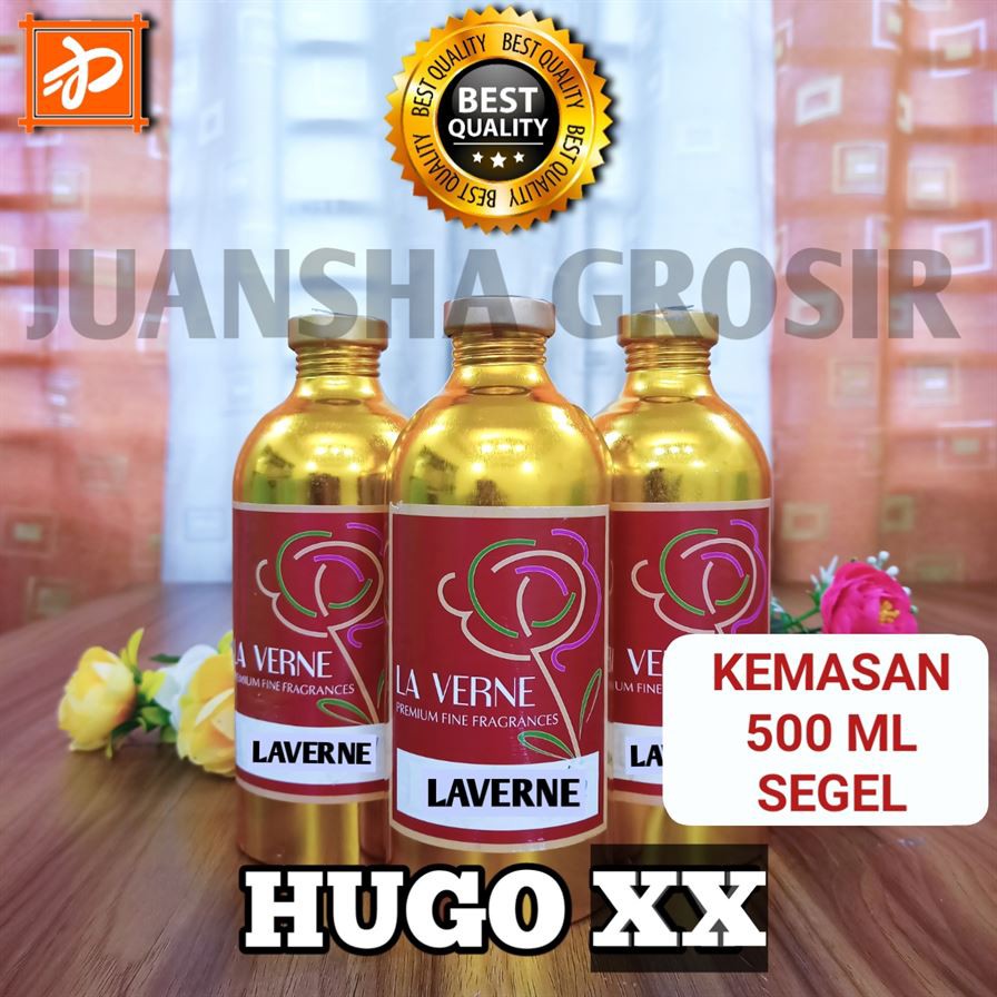 BIBIT PARFUM MURNI || YUGO XX - HUGO XX - HUGO BOSS || LAVERNE || 500ML SEGEL || HUGO BOSS