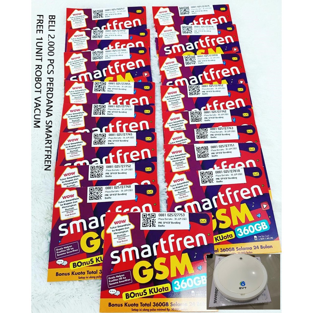 Kartu Perdana Smartfren Bonus Kuota 360 GB Selama 2 Tahun