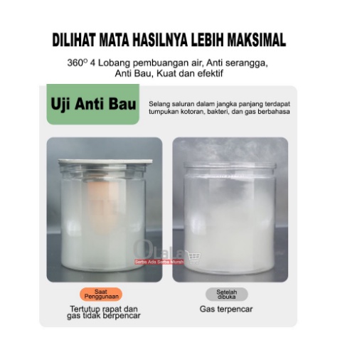 Saringan Pembuangan Lubang Kamar Mandi Penutup Drainase Kamar Mandi Anti Bau Dan Serangga Kecoa Floor Drain Odour Trap Filter
