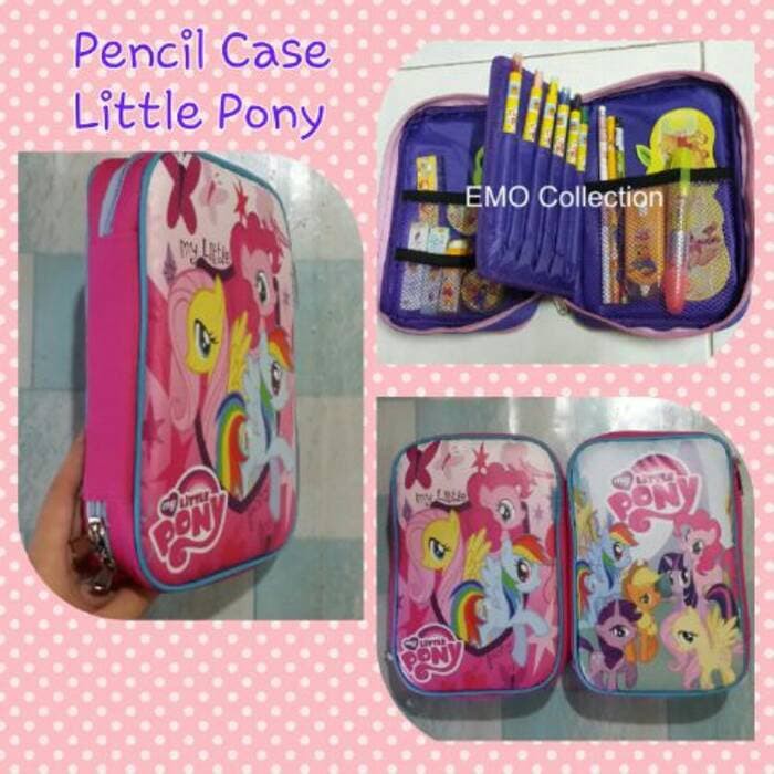 

pencil case organizer/tempat pensil /alat tulis anak little pony- HK