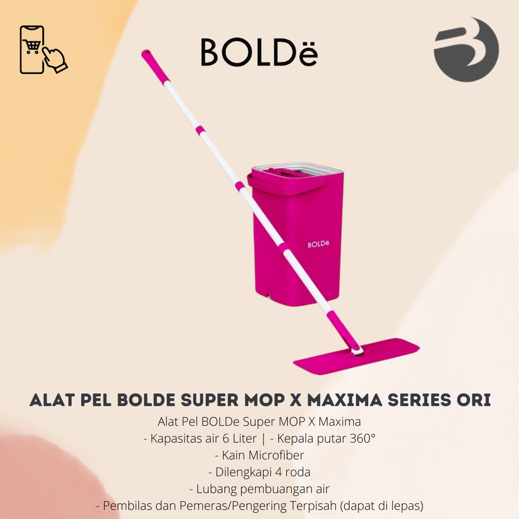 Alat Pel BOLDe Super Mop X Maxima Series ORI