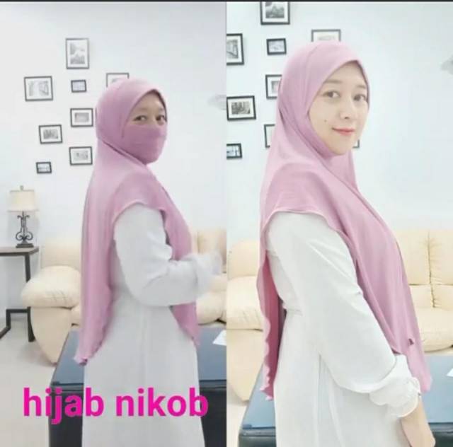 Jilbab niqob minimal pembelian 3 pics