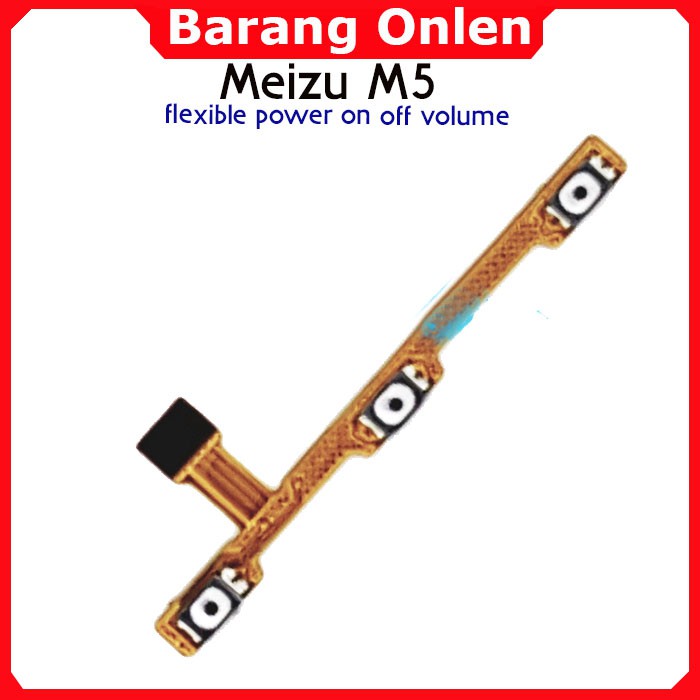 Meizu M5 flexible tombol switch power on off volume