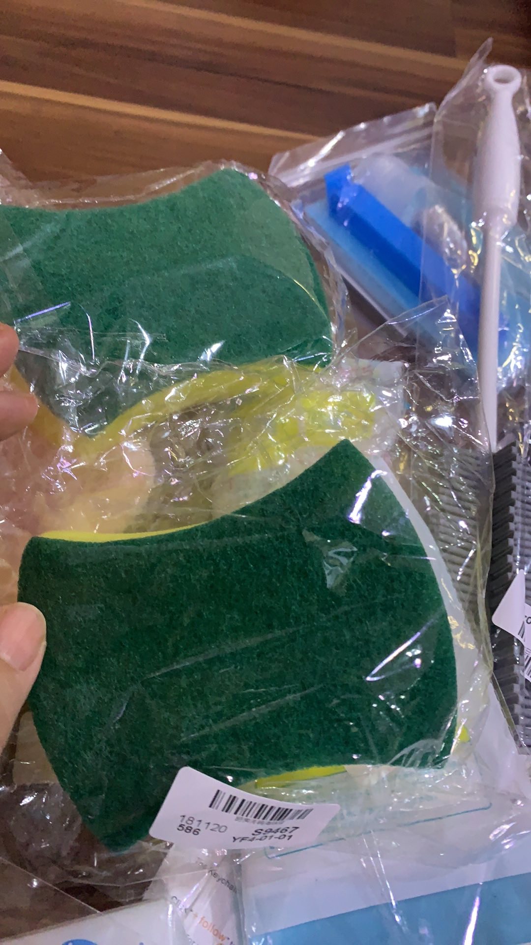 Microfiber Dish Cleaning Sponge Wipe / High Density Sponge Wipe / Dish Cleaning Sponge