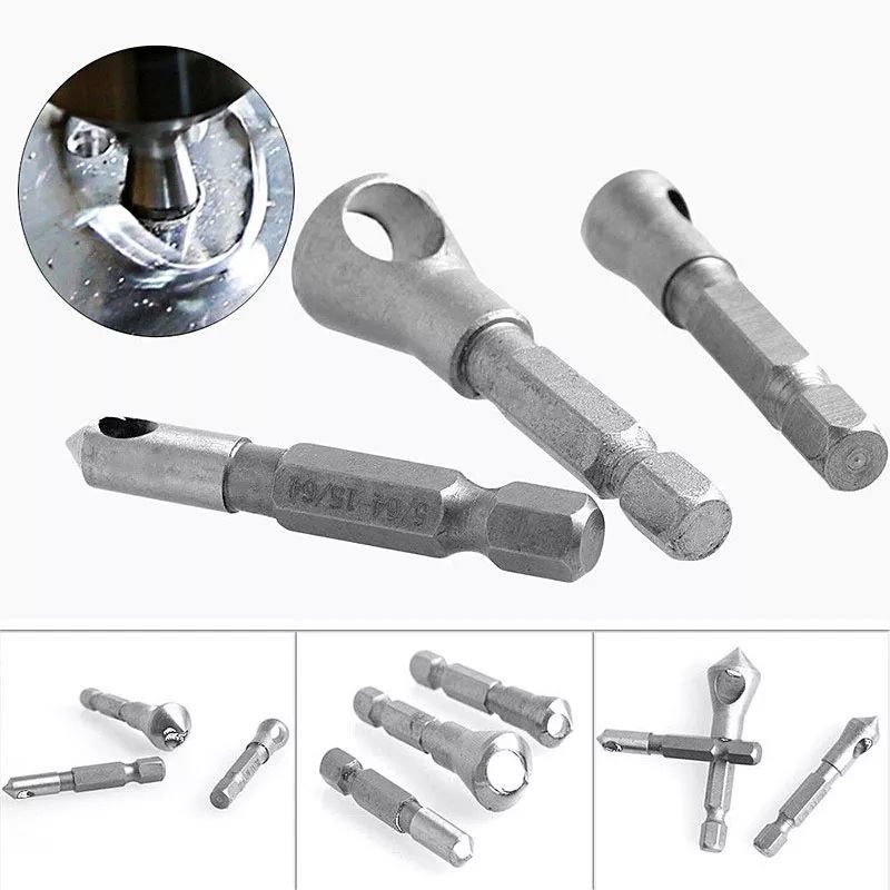 Set 3pcs Mata Bor Countersink Lubang Baut 12-19mm